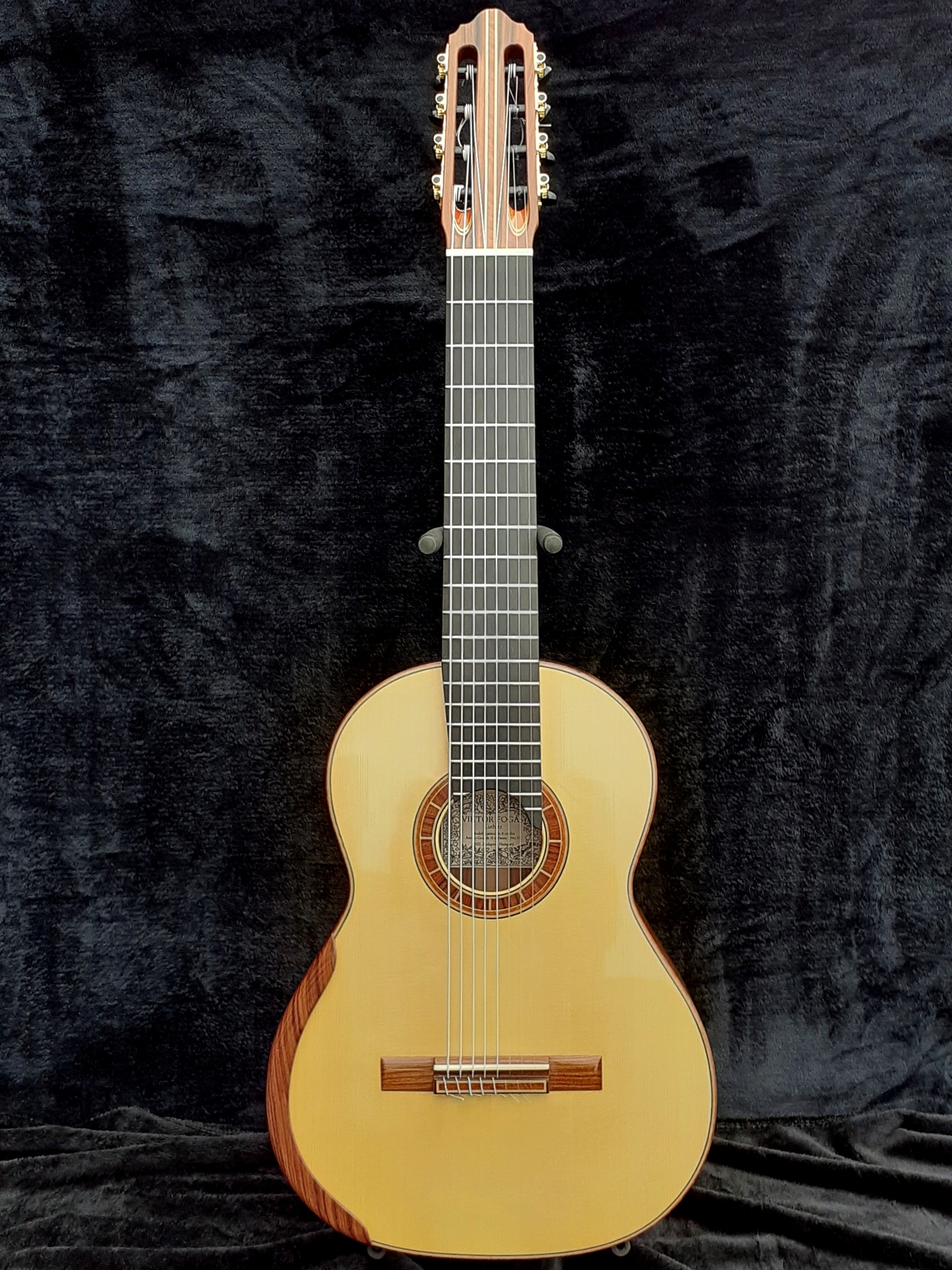 elevated 8 string classical guitar